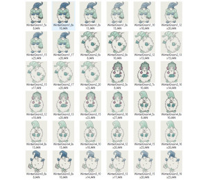 Stickserie - Winter Gnomes